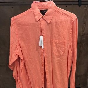 Black brown button up shirt